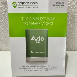Epiphan Video Av.io HD GRAB AND GO Video Capture AVIO HD VGA DVI HDMI NEW SEALED